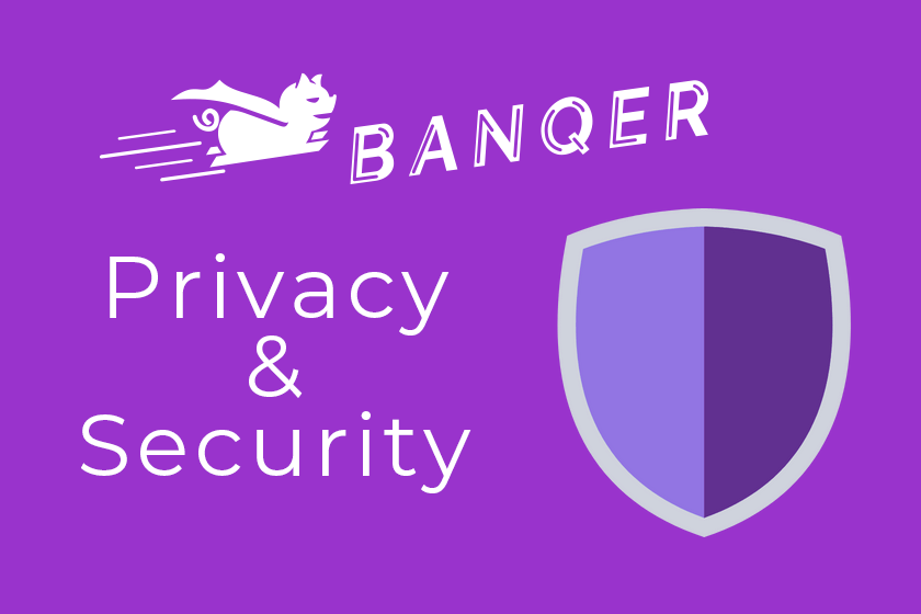 Promo image with the Banqer Logo and text `Privacy & Security'