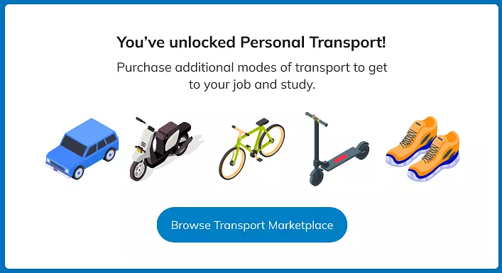 unlocked personal transport